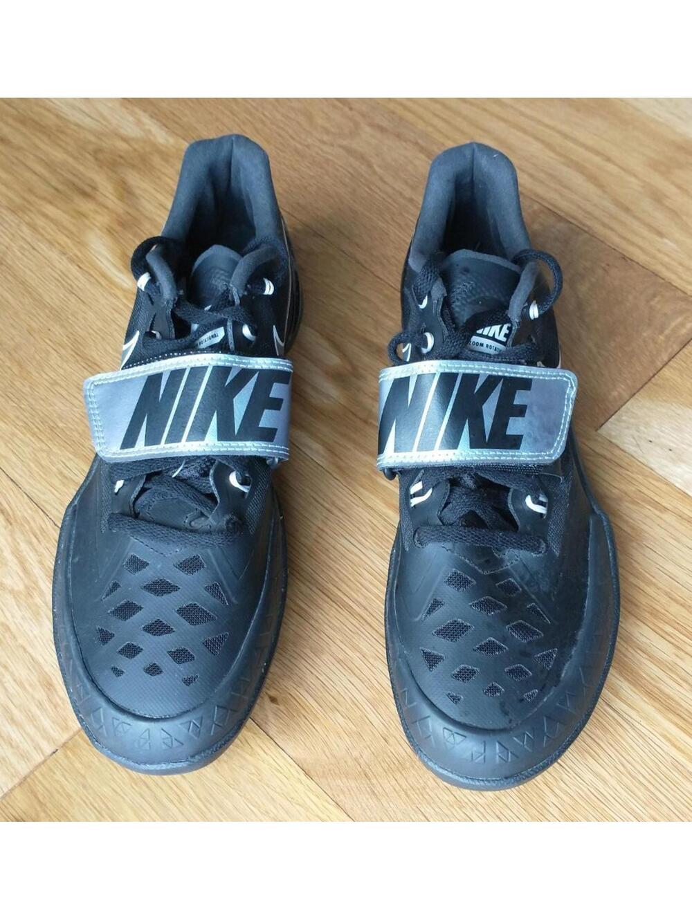 Nike Men’s Zoom Rotational 6 Black Indigo Shot Put Discus Throwing Shoes Size 8